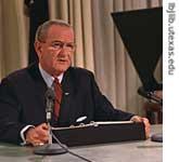 March 31, 1968: Johnson announces a bombing halt in Vietnam and his plan not to seek re-election