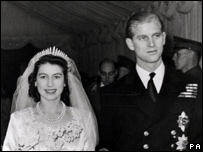 The Queen and Prince Philip in 1947. 