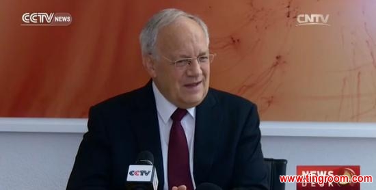President Schneider-Ammann during interview