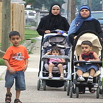 The large Iraqi community in Dearborn, Michigan, makes up a significant part of the 500,000 Arab-Americans who live in Detroit.