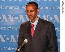 Paul Kagame at VOA