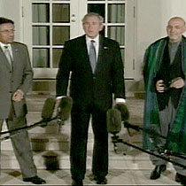 Pakistani, Afghan and US leader