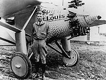 Charles Lindbergh after his famous flight